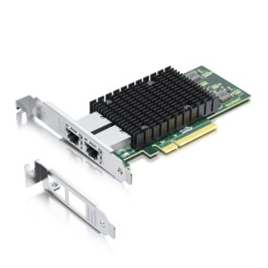 10Gtek - Tarjeta de Red Dual RJ45 10Gb