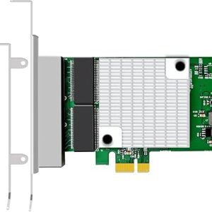 4-Puertos PCIe Gigabit Ethernet Network Card