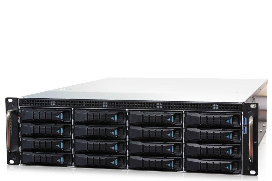 AIC - T series 3U 16-bay SAS/SATA storage server chassis